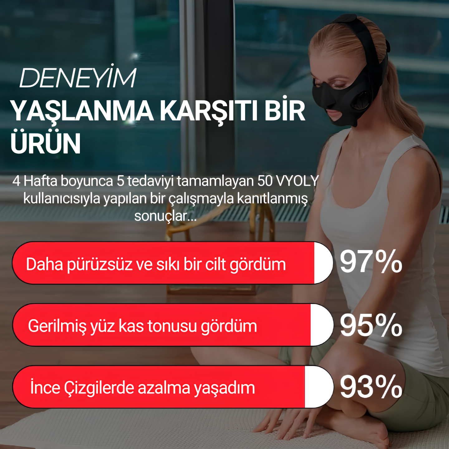 VYOLY YÜKSEK PERFORMANSLI EMS MASKE